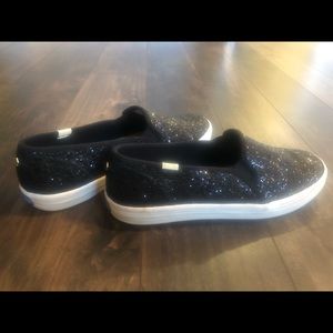 Kate Spade sparkle slip on Keds